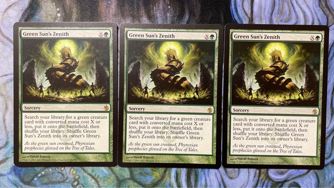 Green Sun's Zenith Rare 81/155 Mirrodin Besieged