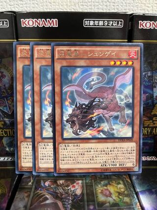 Yu-Gi-Oh Studio 1026 Fire Dragon Star - Shungei Rare 3 cards