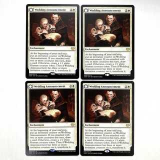 Wedding Announcement Rare 45/277 Innistrad: The Crimson Pact English 8-card set