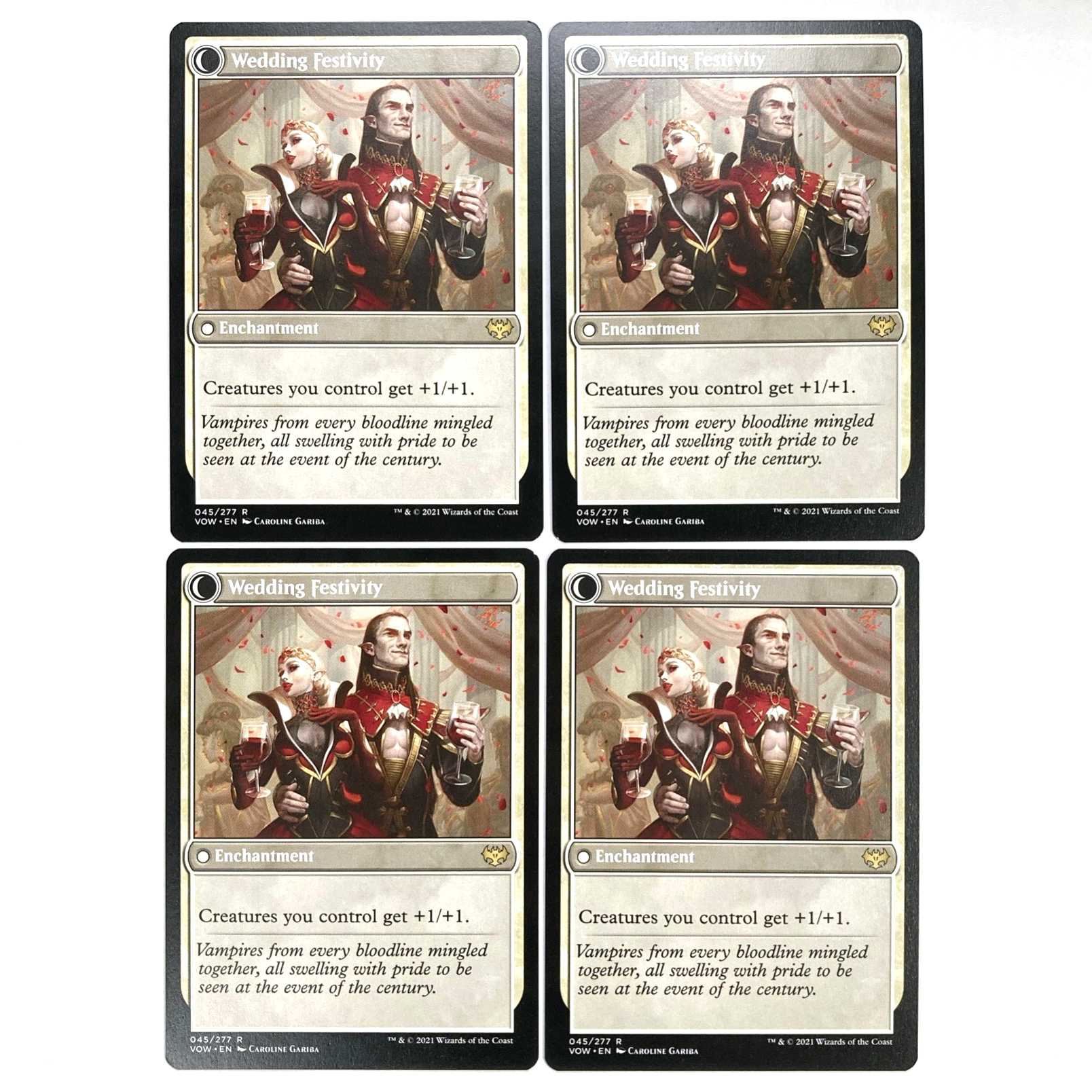 Wedding Announcement Rare 45/277 Innistrad: The Crimson Pact English 8-card set