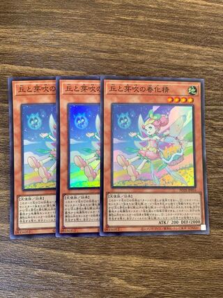 丘と芽吹の春化精 スーパーレア JP016