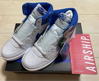 ア・マ・マニエール ✕ ナイキ エアシップ“ゲーム ロイヤル"ホワイト/ゲームロイヤル-ホワイト DX4976-141 24.5cm 24.5cm