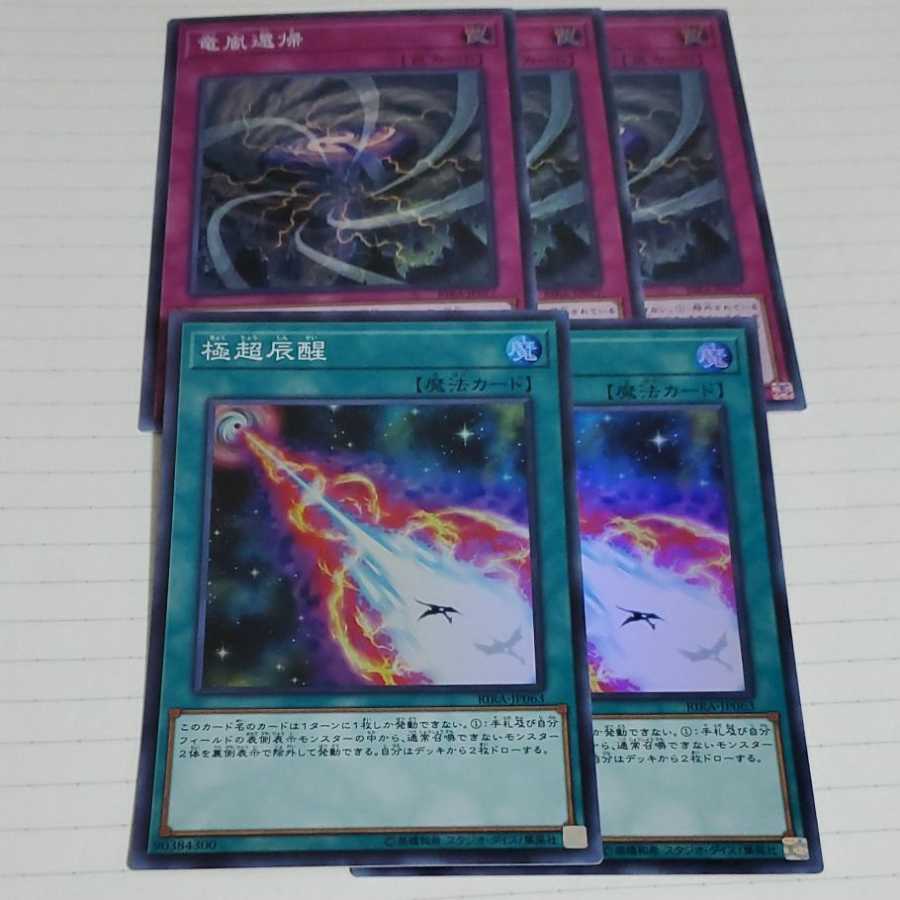 極超辰醒 2枚 竜嵐還帰 3枚 アークネメシスアプロートス