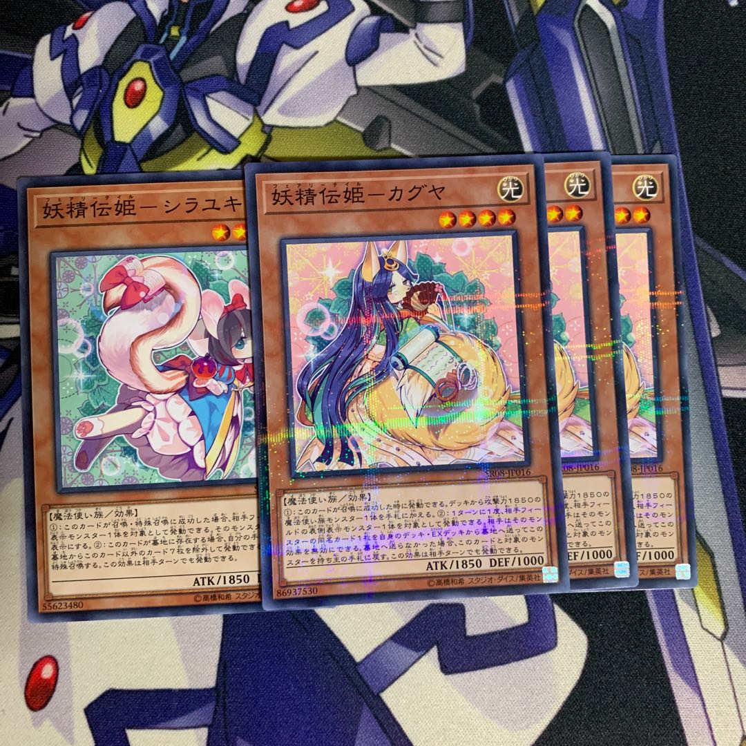 カグヤ(ノーパラ×3)+シラユキ(ノーマル×1)