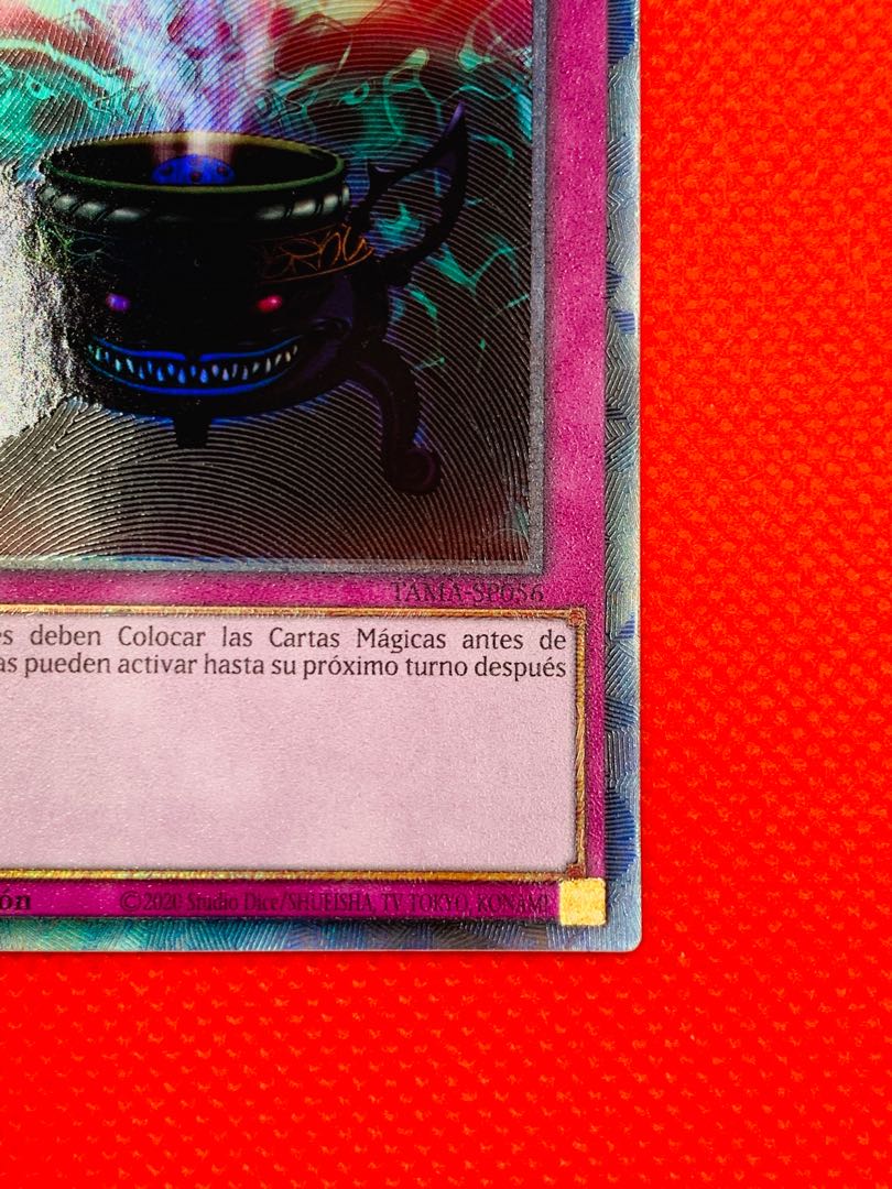 Yu-Gi-Oh! Spanish version Anti-Spell Fragrance Collector's Rare 1st EU TAMA-SP056 Spanish version, not English version.