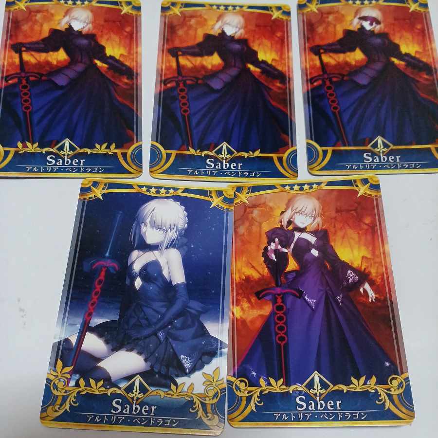 FGO Arcade 4 stars, set of 5 for sale.