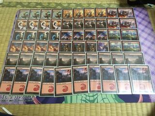 MTG スタンダード 赤単アグロ デッキ
