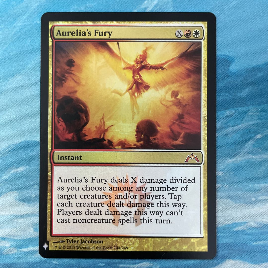 MTG foil Aurelia's Fury