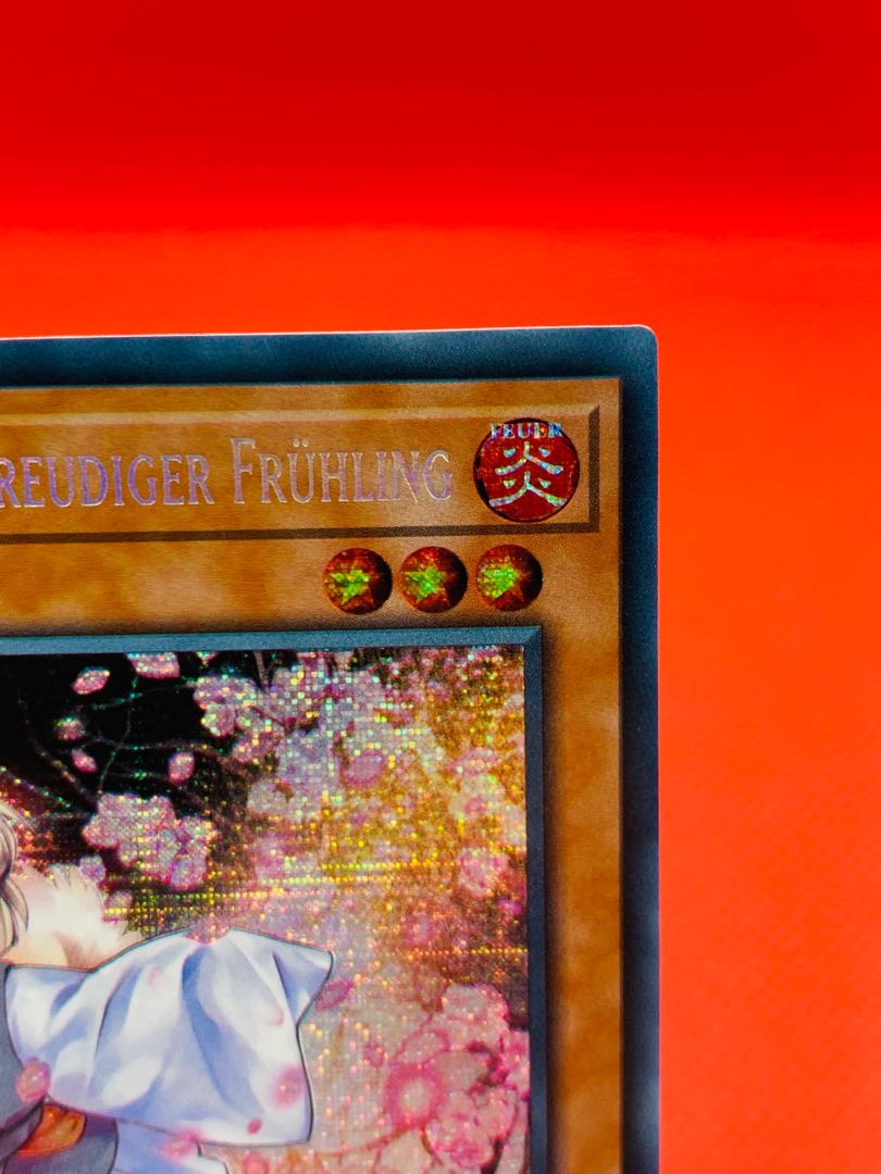 Yu-Gi-Oh Doitsu Version Ash Blossom & Joyous Spring Prismatic Secret Prissik EU MP22-DE257 English Doitsu version