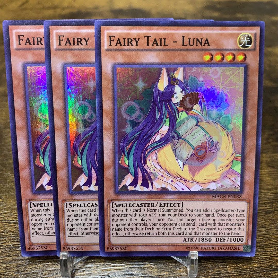 Yu-Gi-Oh [English] Fairy Tail - Luna Super Set of 3