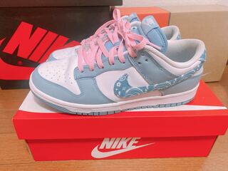 Nike WMNS Dunk Low ESS "Blue Paisley" 26.5cm