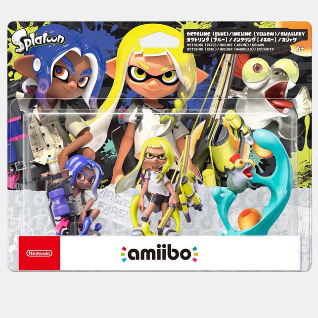 amiibo Triple Set [Inkling [Yellow] / Octoling [Snubbull] / Kojake] (Splatoon series)
