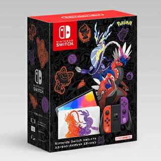 Nintendo Switch(有機ELモデル) スカーレット・バイオレットエディション 本体