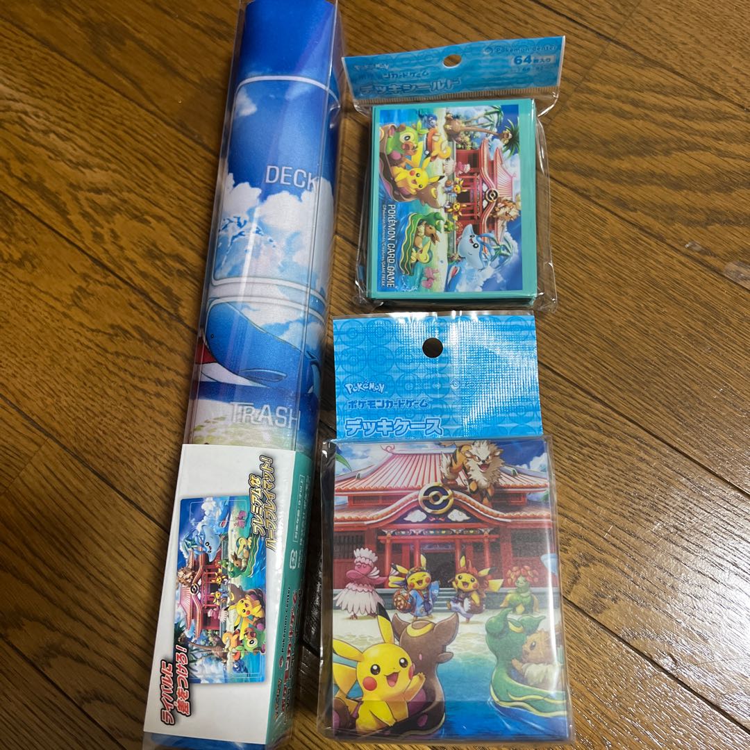 Pokemon Center Okinawa Sleeve, Deck Case, and Play Mat 3-Piece Set
