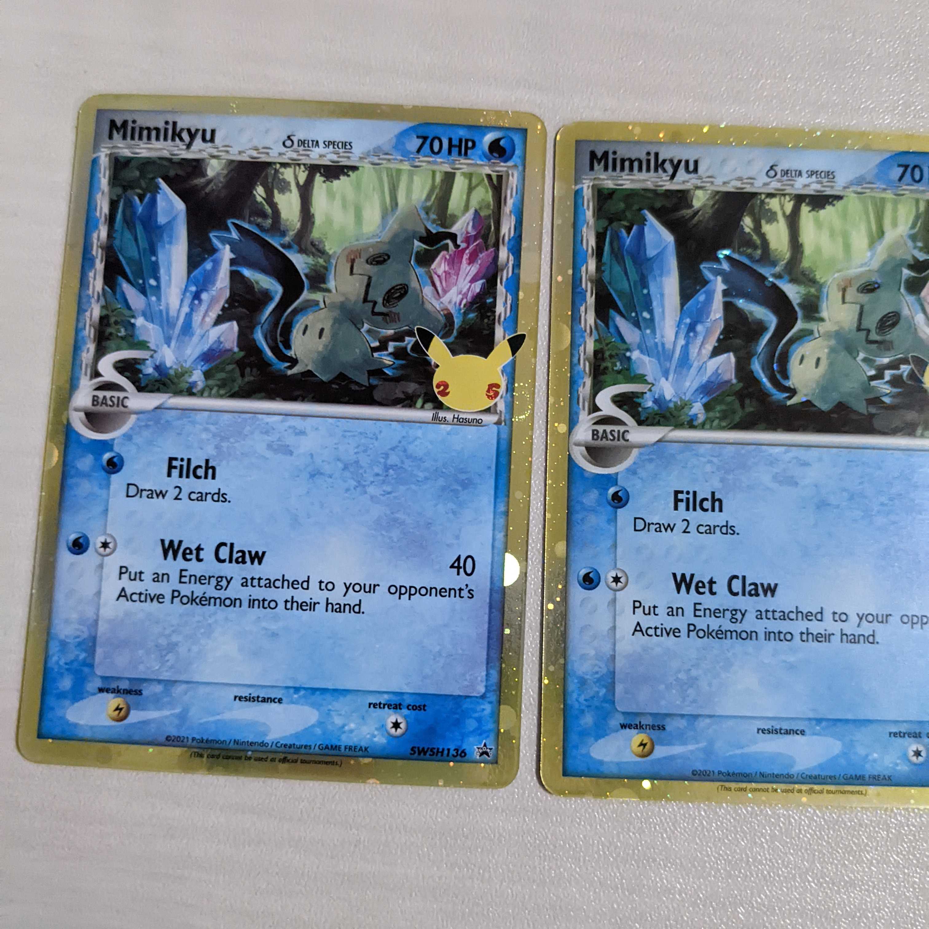 3 Mimikyu Delta Delta δ Species English Pokémon Cards Kira