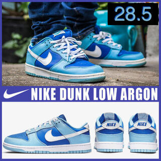 ナイキ ダンク ロー レトロ Qs "アルゴン" (2022) フラッシュ/ホワイト-アルゴン ブルー-フラッシュ DM0121-400 28.5cm