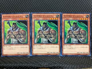 【ぽぽたん】遊戯王 9041 E・HERO ワイルドマン 3枚 ノーマル