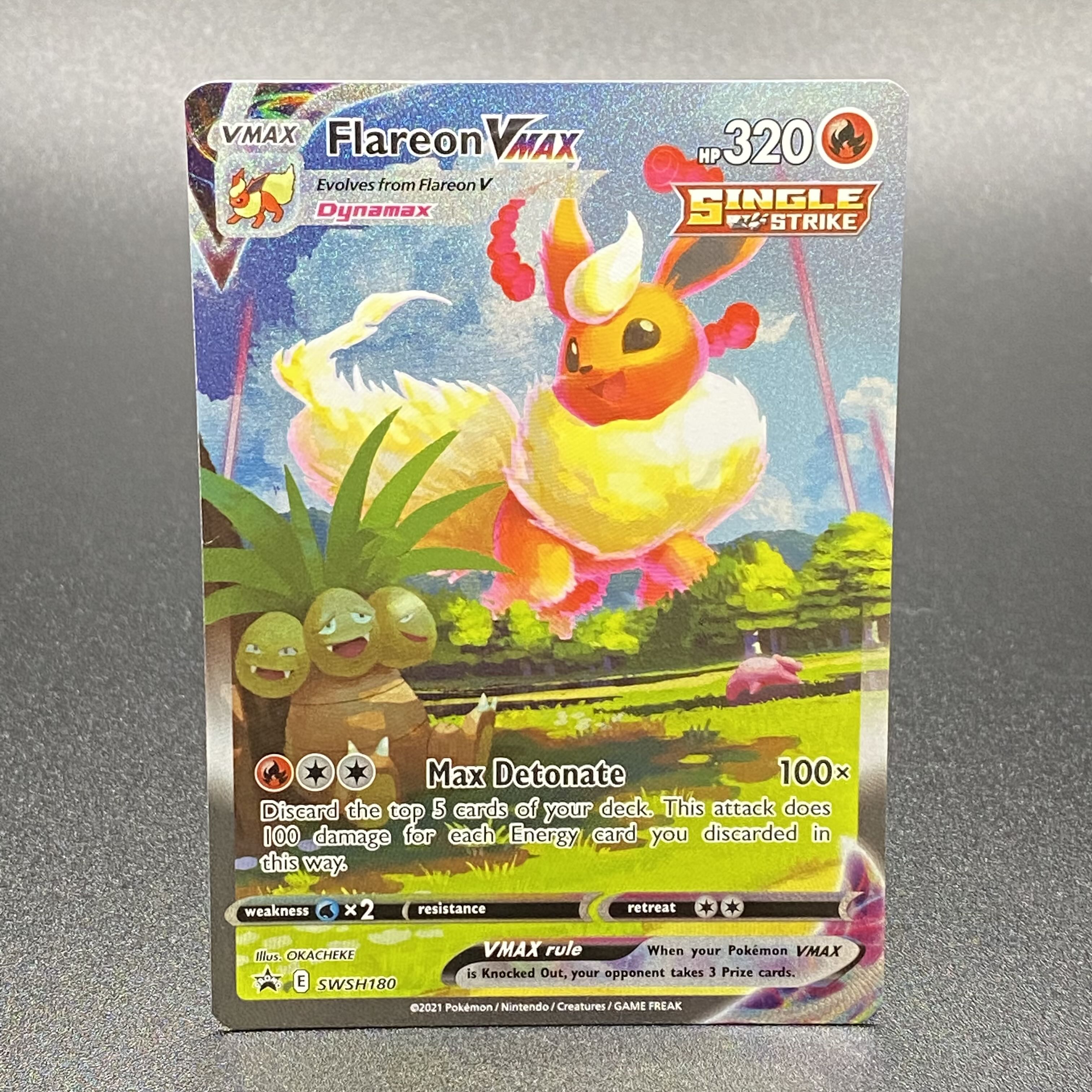 FlareonVMAX Summer Pocketka English SWSH180