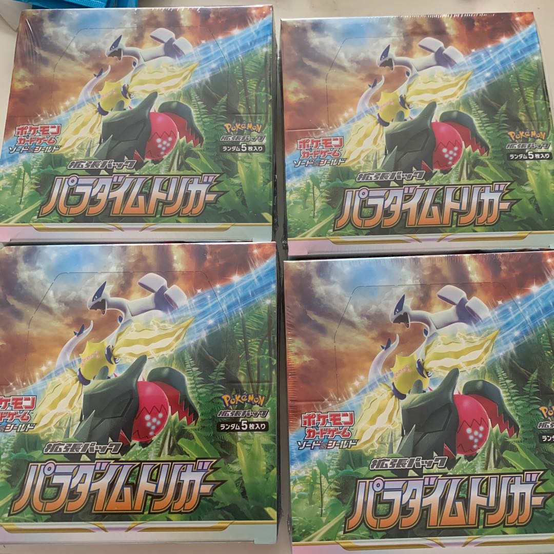 Pokémon Cards Paradigm Trigger 4box with Shrink Promo 4 pack