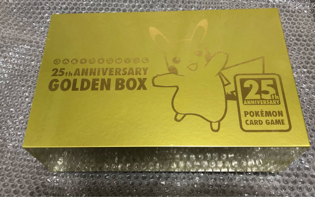 未開封　ゴールデンボックス　シュリンクあり　ポケモンカード　25th