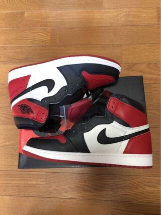 Nike Air Jordan 1 Retro High OG Bred Toe 28cm