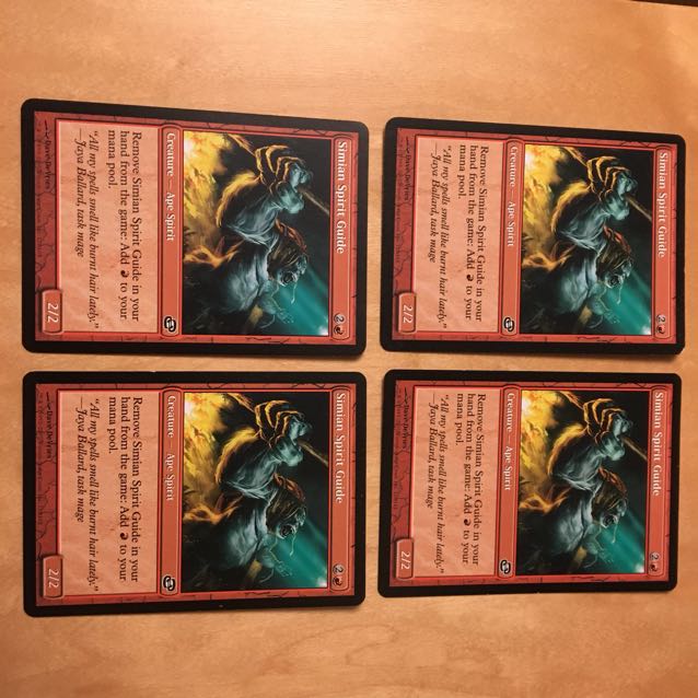 猿人の指導霊 英4枚