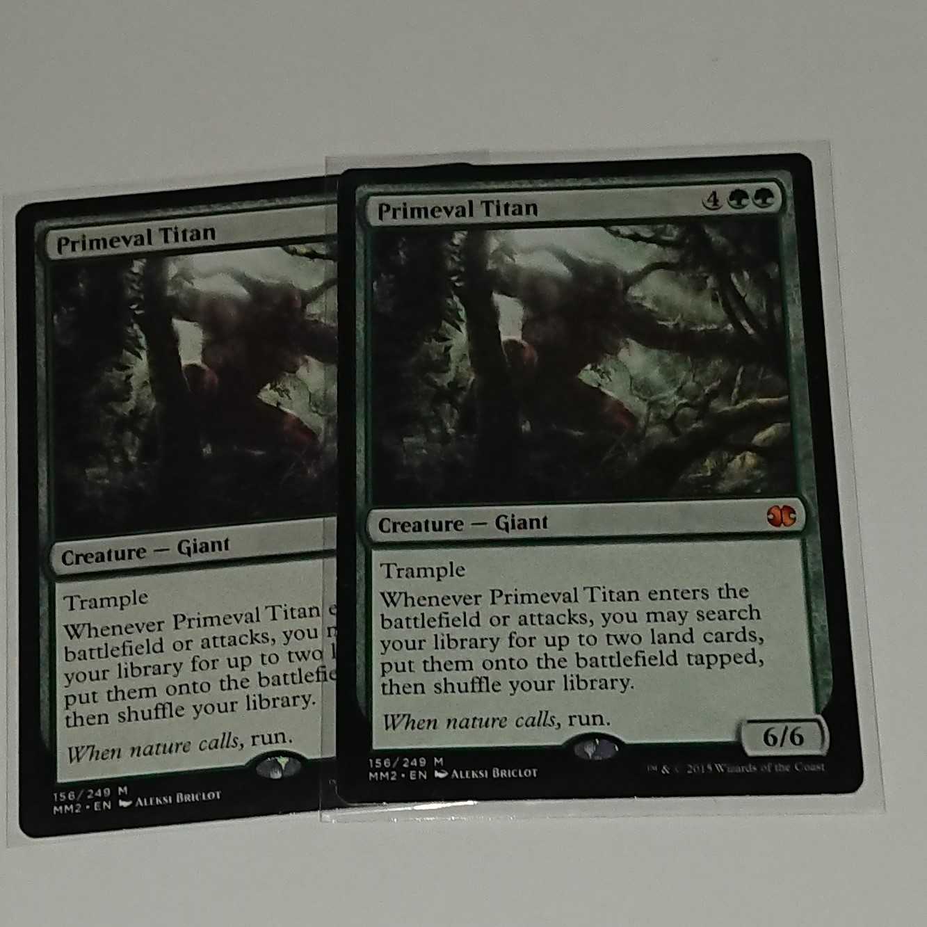 【MTG】原始のタイタン　2枚セット