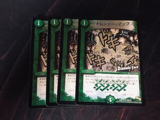 8 Duel Masters Treasure Map dc, 4 copies