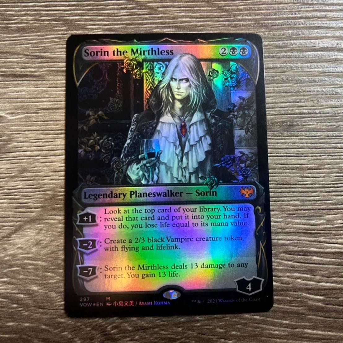 Foil] ■Showcase ■*Collector Flareon edition Sorin the Mirthless/Sorin the Mirthless English