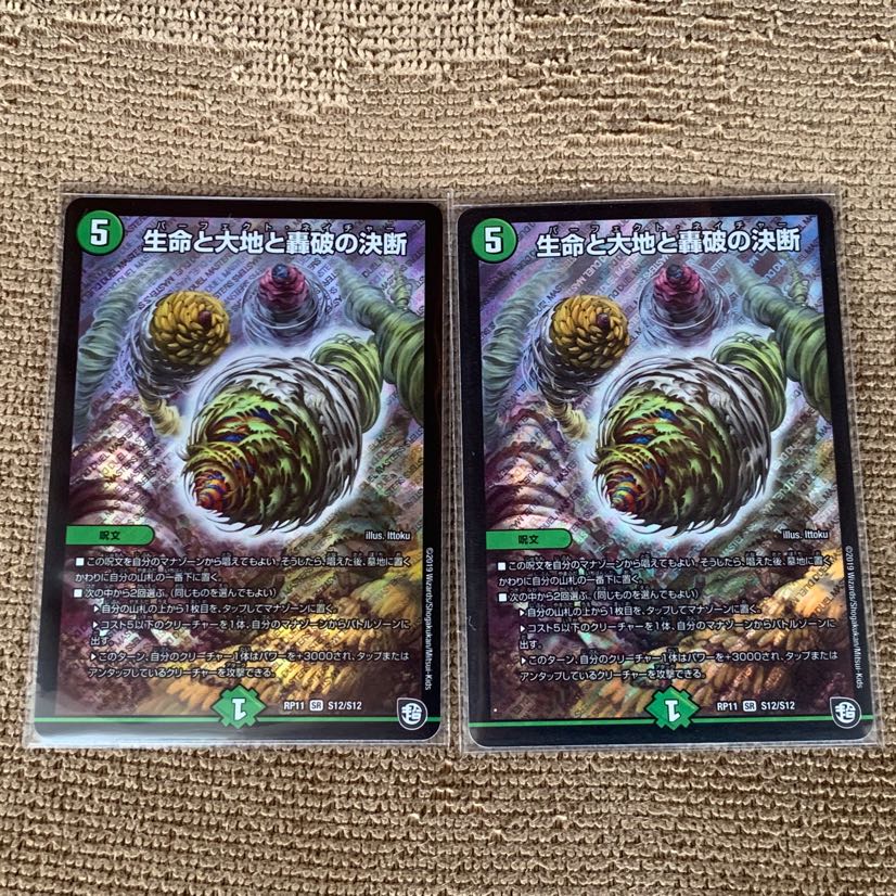 生命と大地と轟破の決断(パーフェクトネイチャー) 2枚