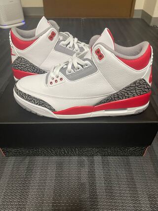 ナイキ エアジョーダン 3 レトロ OG "ファイアレッド" (2022) 28.5cm