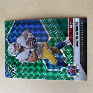 Justin Herbert Football Card Panini