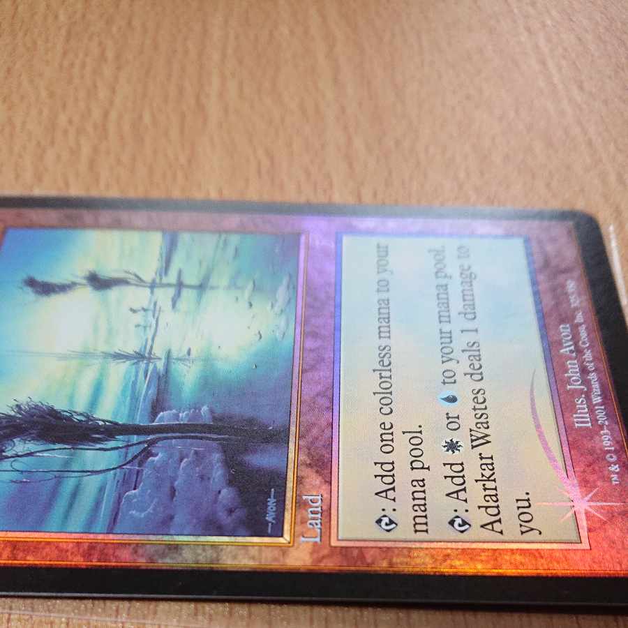 NO.09 Beautiful [EN] [Foil] "Adarkar Wastes/Adarkar Wastes" [7ED] Land R