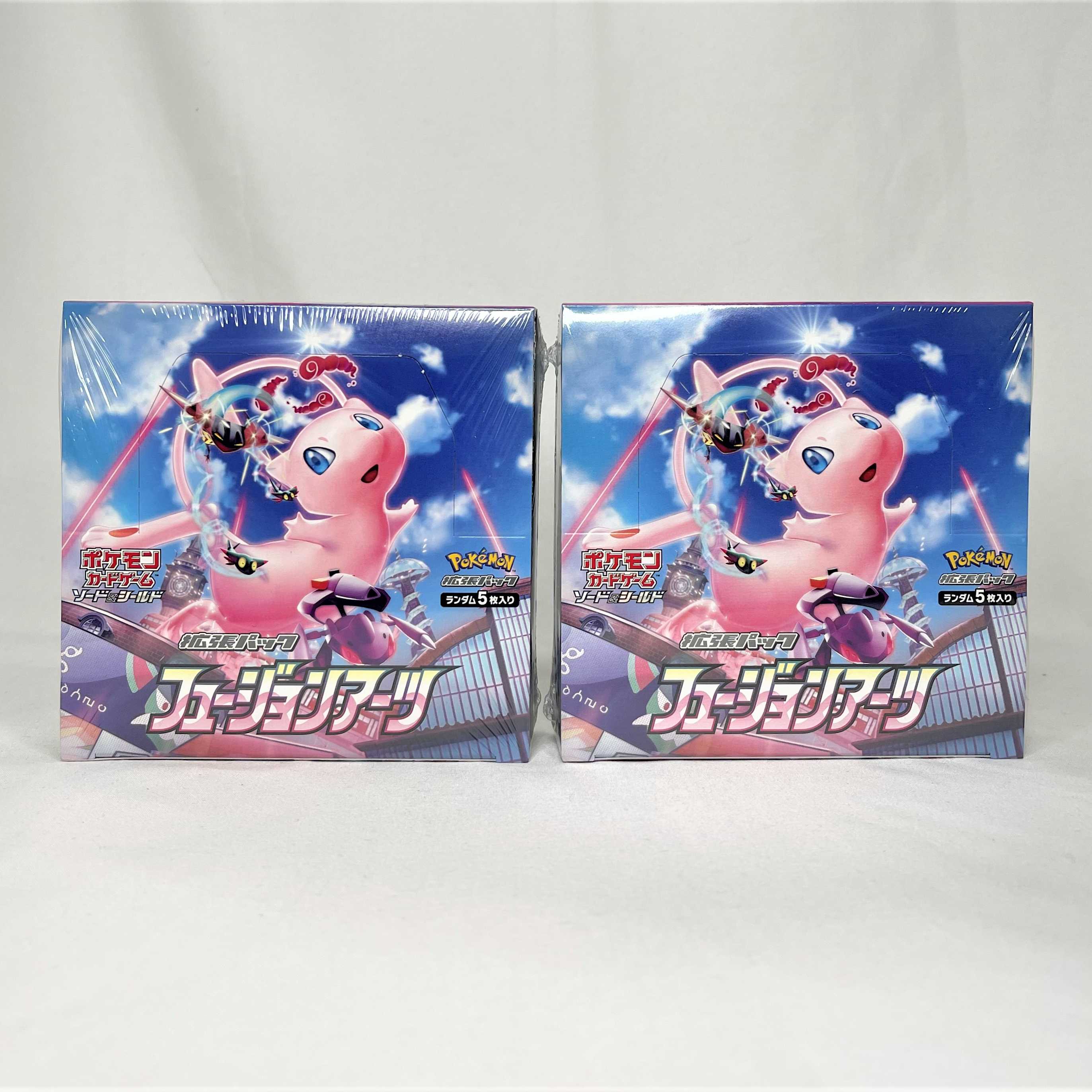 Pokémon Cards Fusion Arts s8 2 Boxes with Shrink Brand New Unopened