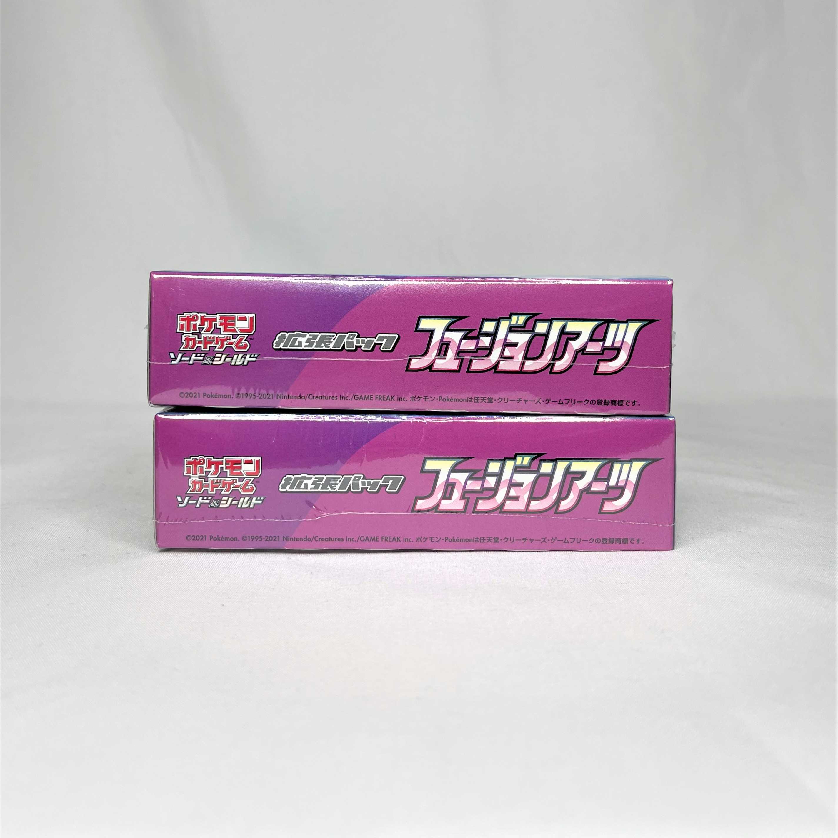 Pokémon Cards Fusion Arts s8 2 Boxes with Shrink Brand New Unopened