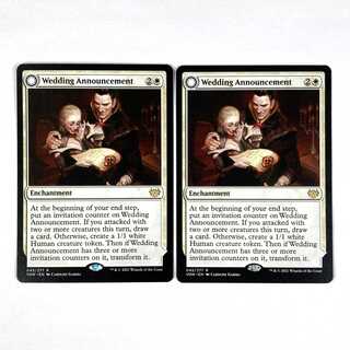 Wedding Announcement Rare 45/277 Innistrad: The Crimson Pact English Set of 2