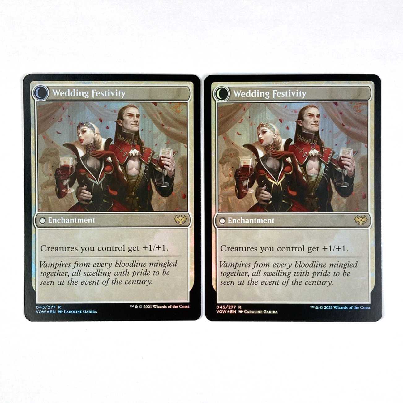 Wedding Announcement Rare 45/277 Innistrado: The Crimson Pact English Foil Set of 2