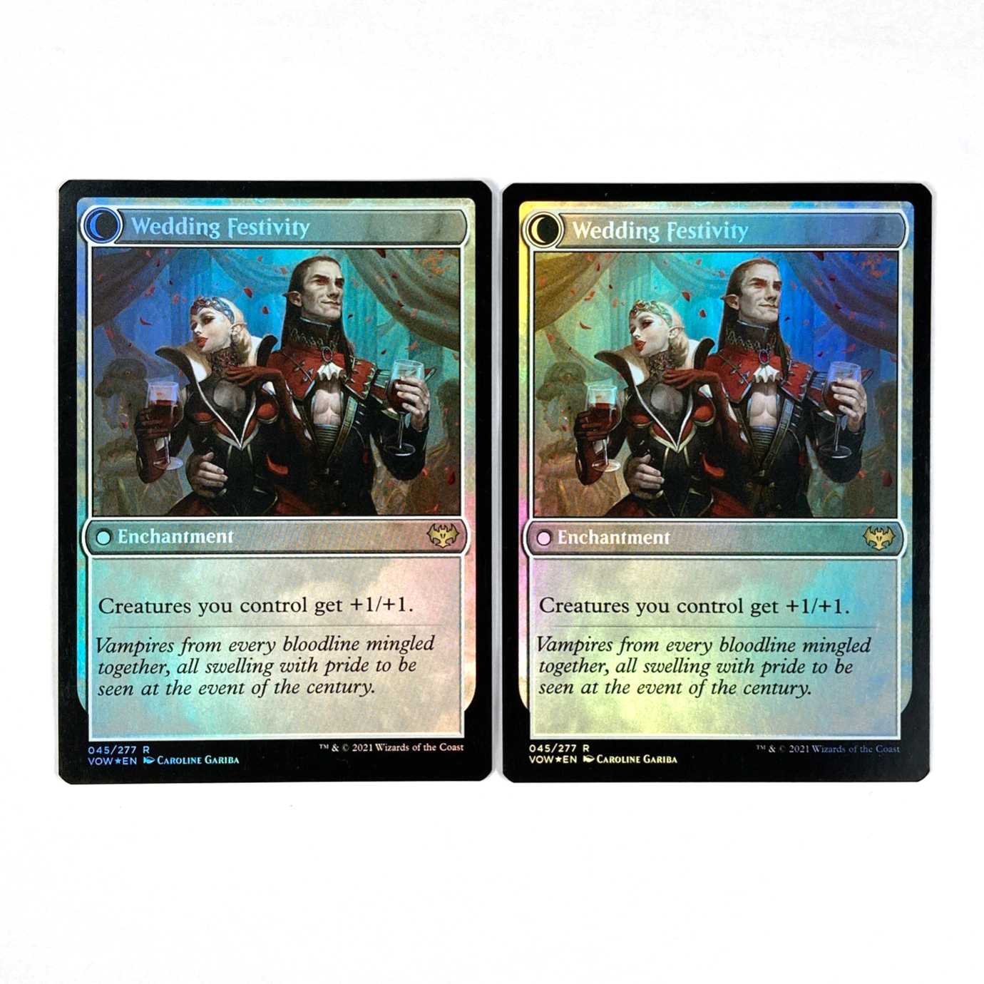 Wedding Announcement Rare 45/277 Innistrado: The Crimson Pact English Foil Set of 2