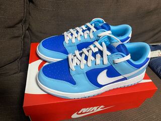 ナイキ ダンク ロー レトロ Qs "アルゴン" (2022) フラッシュ/ホワイト-アルゴン ブルー-フラッシュ DM0121-400 27.5cm