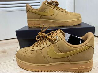 ナイキエアフォース 1 ’07 Wb "ウィート" フラックス/ウィートガム ライト ブラウンブラック CJ9179-200 28cm