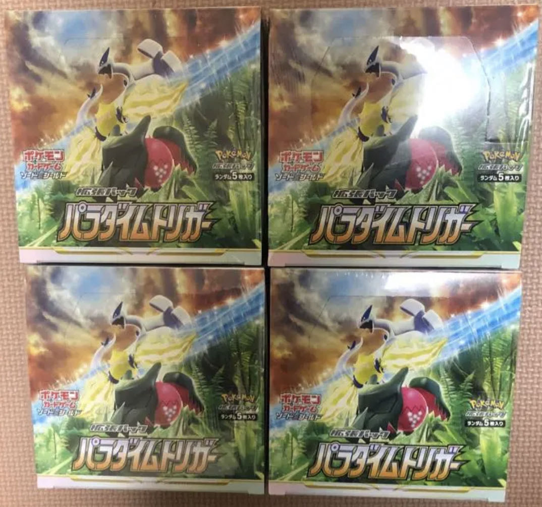 Pokemon Card Paradigm Trigger box with shrink 4box