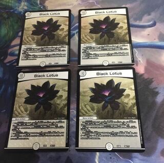 ブラックロータス 4枚