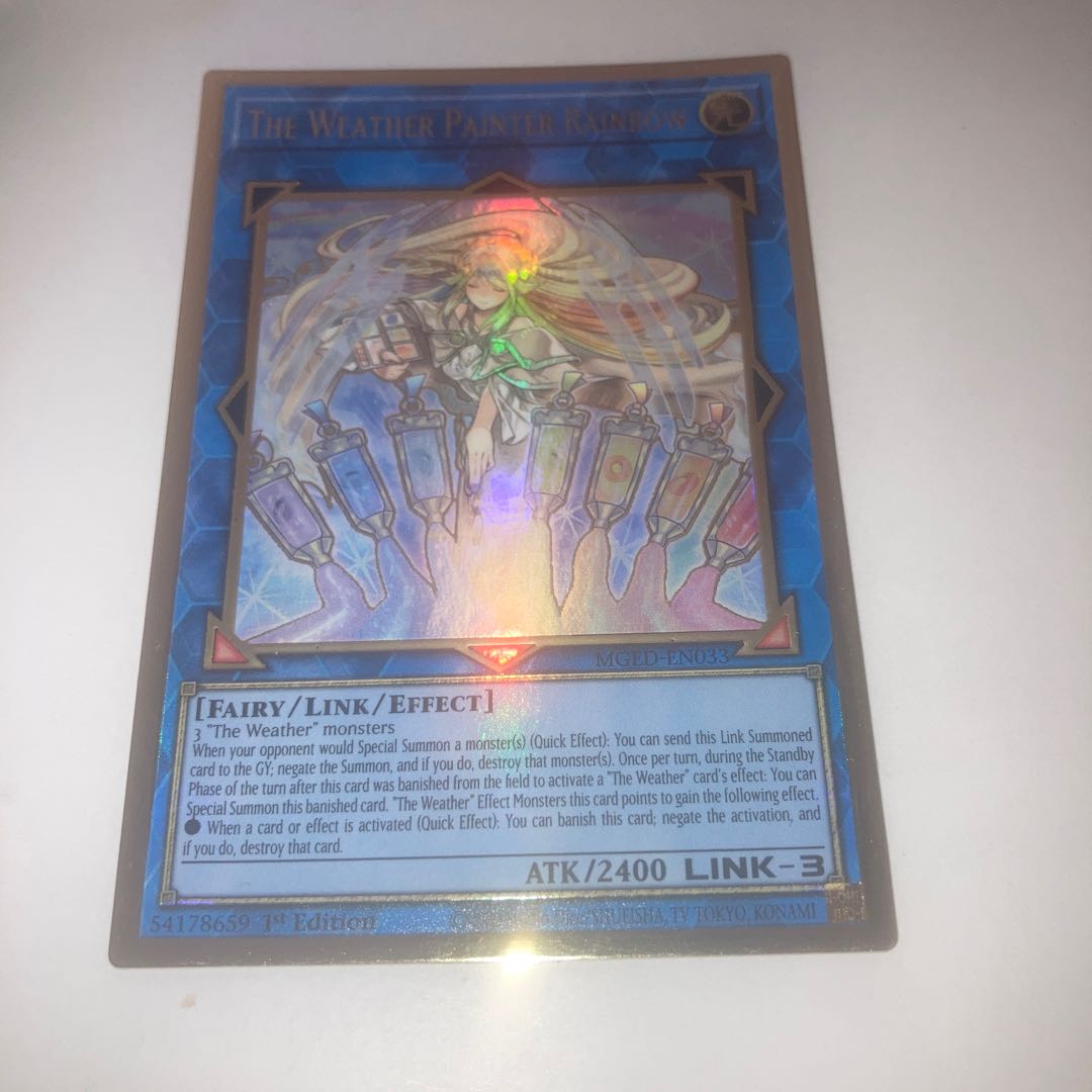 The Weather Painter Rainbow 1st Premium Gold Pre-Gol English US Edition with extras