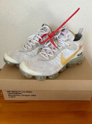 オフホワイト ナイキ エアヴェイパーマックス ホワイト 25cm