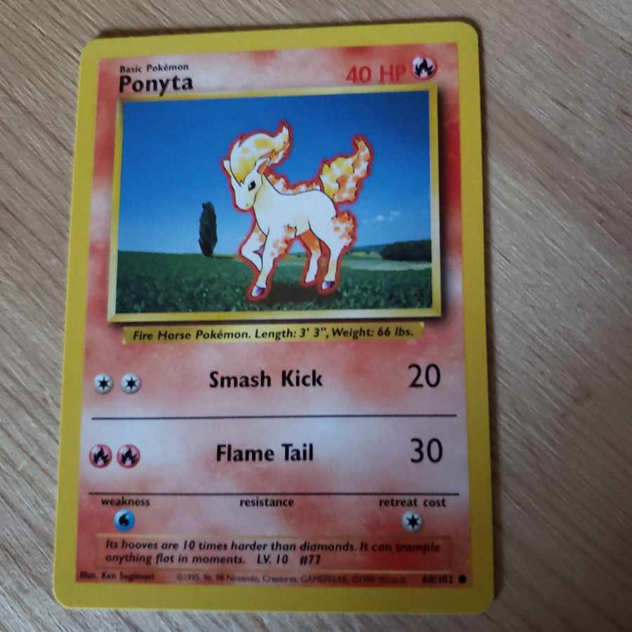 Old Back English Ponyta