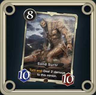 スピリットⅢ　召喚時：砂の巨神兵 サンドスルトを１枚手札に加える