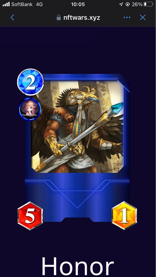 ゴールド　ホルスの儀仗兵　