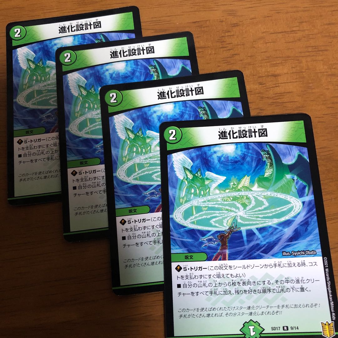 Evolutionary blueprint R-foil 9/14 ②