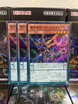 Yu-Gi-Oh Studio 1295 Magic World Theater Company - Wild Hope - 3 Super Rare