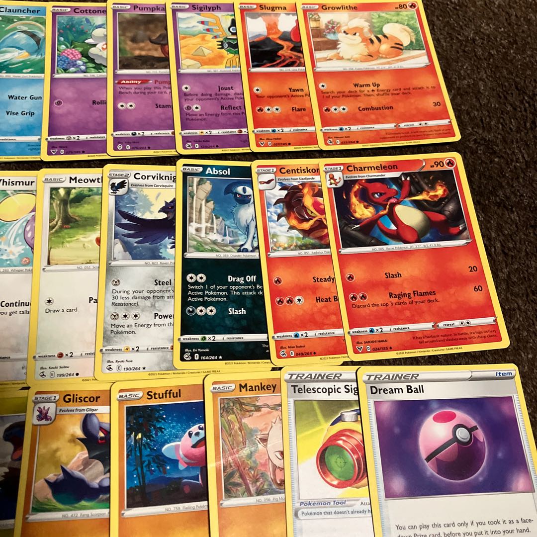 Pokémon Cards *Umi Outside Edition *Set of 37 cards including shipping